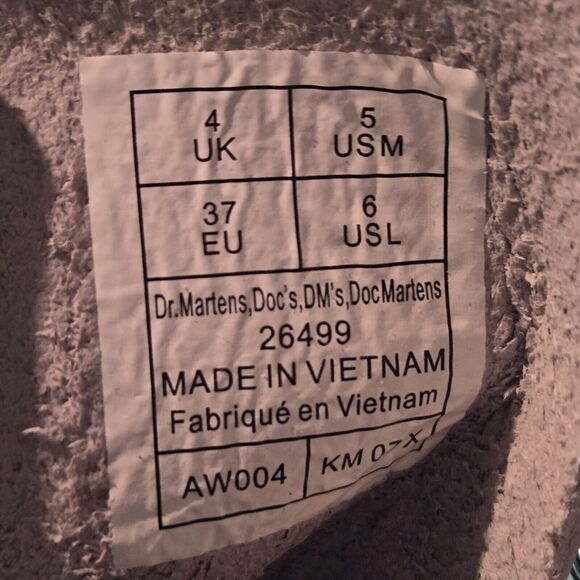 NEW Dr. Doc Martens 1460 Quad Womens Size 6 Lace Up Boots White Leather 26499 - Picture 10 of 12